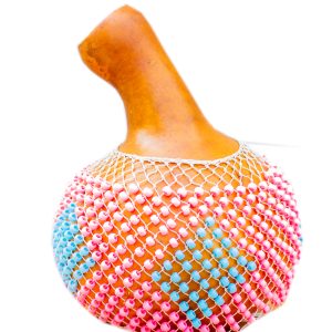 Shekere Maracas Beaded African Musical Instrument - Percussion Shaker